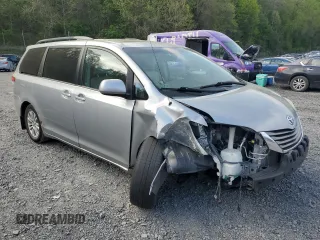2011 Toyota Sienna XLE AAS with VIN 5TDYK3DC9BS130636, listed as a Copart auction lot 55068225 with 181,025 mi miles and Salvage Title. Bid and sale history available at DreamBid. Image 4.