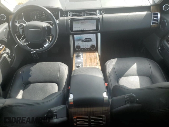 2019 Land Rover Range Rover HSE with VIN SALGS2SV8KA525147, listed as a Copart auction lot 63260595 with 47,219 mi miles and Salvage title. Bid and sale history available at DreamBid. Image 8.