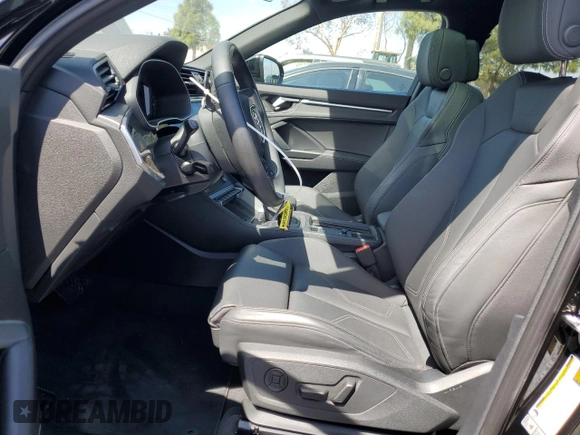 2023 Audi Q3 S line Premium Plus with VIN WA1EECF32P1119029, listed as a Copart auction lot 53853505 with 17,261 mi miles and Salvage title. Bid and sale history available at DreamBid. Image 7.