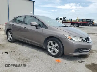 2015 Honda Civic LX with VIN 19XFB2F58FE034450, listed as a Copart auction lot 54475435 with 162,242 mi miles and Salvage Title. Bid and sale history available at carsss.com. Image 4.