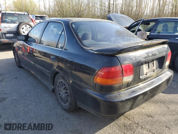 1998 Honda Civic EX with VIN 2HGEJ8643WH503510, listed as a Copart auction lot 50987235 with 247,265 mi miles and Salvage Title. Bid and sale history available at carsss.com. Image 2.