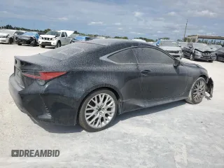 2019 Lexus RC with VIN JTHS85BC9K5005031, listed as a Copart auction lot 43927045 with 63,590 mi miles and Non Repairable. Bid and sale history available at carsss.com. Image 3.