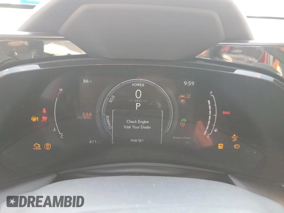 2025 Lexus NX 350h Premium z VIN JTJGKCEZ5S2054173, wystawiony jako Copart lot #55588475 z przebiegiem 411 mil mil oraz Szkoda całkowita • Salvage title. Historia ofert i sprzedaży dostępna na DreamBid. Obrazek 9.