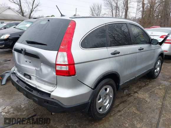 2009 Honda CR-V LX with VIN 5J6RE48399L059231, listed as a IAAI auction lot 41769482 with 120,822 mi miles. Bid and sale history available at carsss.com. Image 4.