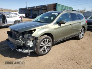 2018 Subaru Outback Limited with VIN 4S4BSANC9J3287653, listed as a Copart auction lot 52199365 with 71,053 mi miles and Salvage Title. Bid and sale history available at carsss.com. Image 1.
