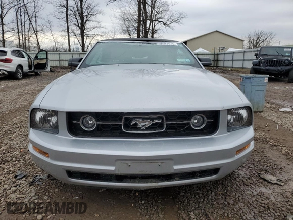 2007 Ford Mustang Deluxe with VIN 1ZVHT84N775223032, listed as a Copart auction lot 52597025 with 78,121 mi miles and Salvage Title. Bid and sale history available at carsss.com. Image 5.
