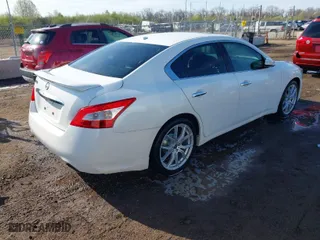 2011 Nissan Maxima 3.5 SV w/Sport Pkg with VIN 1N4AA5AP9BC869360, listed as a IAAI auction lot 41977873 with 122,837 mi miles. Bid and sale history available at carsss.com. Image 4.