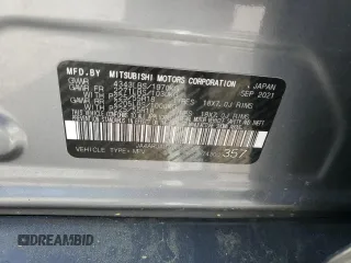 2021 Mitsubishi Outlander ES z VIN JA4ARUAU7MU035906, wystawiony jako Copart lot #53797015 z przebiegiem 72 049 mil mil oraz Szkoda całkowita • Salvage title. Historia ofert i sprzedaży dostępna na DreamBid. Obrazek 13.