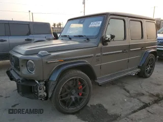 2021 Mercedes-Benz G AMG G 63 with VIN W1NYC7HJ7MX370822, listed as a Copart auction lot 87312314 with 51,682 mi miles and Salvage Title. Bid and sale history available at carsss.com. Image 1.