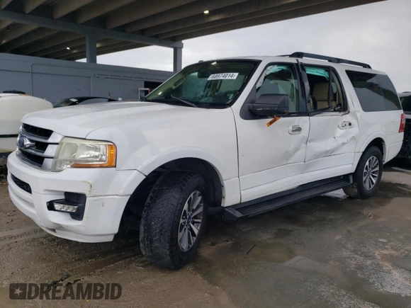 2015 Ford Expedition EL XLT with VIN 1FMJK1HTXFEF13525, listed as a Copart auction lot 68974014 with 69,489 mi miles and Salvage Title. Bid and sale history available at carsss.com. Image 1.
