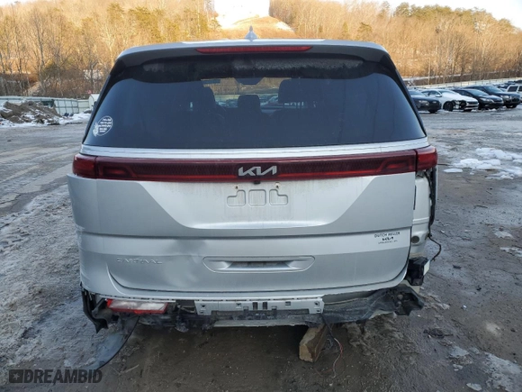 2023 Kia Carnival LX with VIN KNDNB4H34P6255117, listed as a Copart auction lot 42121835 with 43,420 mi miles and Salvage Title. Bid and sale history available at carsss.com. Image 6.