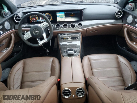2019 Mercedes-Benz E 63 S AMG with VIN WDDZF8KB0KA557478, listed as a Copart auction lot 43457895 with 23,736 mi miles and Salvage Title. Bid and sale history available at DreamBid. Image 8.