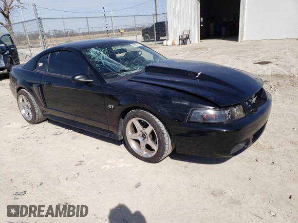 2001 Ford Mustang GT Deluxe with VIN 1FAFP42X41F227798, listed as a Copart auction lot 49651105 with 209,234 mi miles and Clean title. Bid and sale history available at DreamBid. Image 4.
