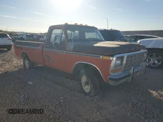 1978 Ford F-150 z VIN F14HLCA1653, wystawiony jako Copart lot #84916854 z przebiegiem 252 583 mil mil oraz Czysty tytuł • Clean title. Historia ofert i sprzedaży dostępna na DreamBid. Obrazek 4.