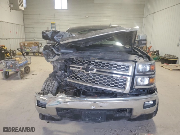 2014 Chevrolet Silverado 1500 LT with VIN 3GCUKREC4EG413190, listed as a Copart auction lot 49233565 with 107,378 mi miles and Salvage Title. Bid and sale history available at carsss.com. Image 5.