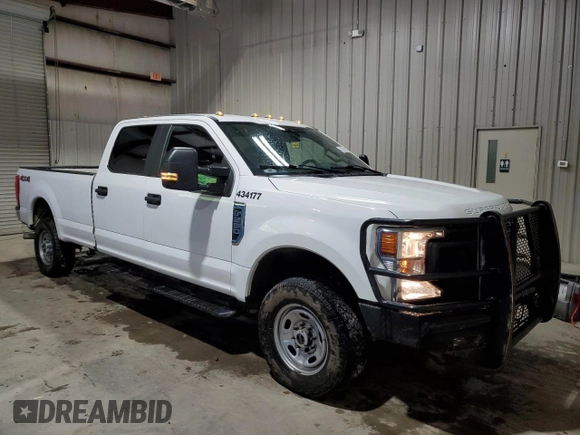 2022 Ford F-250 XL with VIN 1FT7W2BN2NEF07493, listed as a Copart auction lot 58585455 with 100,752 mi miles and Clean title. Bid and sale history available at DreamBid. Image 4.