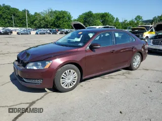 2014 Volkswagen Passat S with VIN 1VWAT7A34EC083173, listed as a Copart auction lot 59721305 with 179,955 mi miles and Salvage title. Bid and sale history available at DreamBid. Image 1.