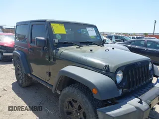 2015 Jeep Wrangler Sport with VIN 1C4AJWAGXFL650428, listed as a IAAI auction lot 42010629 with 80,039 mi miles. Bid and sale history available at carsss.com. Image 1.