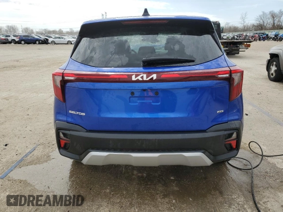 2024 Kia Seltos LX with VIN KNDEPCAA0R7647206, listed as a Copart auction lot 51058975 with 15,754 mi miles and Salvage title. Bid and sale history available at DreamBid. Image 6.