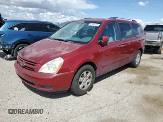 2009 Kia Sedona LX with VIN KNDMB233X96300684, listed as a Copart auction lot 52045965 with 148,025 mi miles and Salvage Title. Bid and sale history available at carsss.com. Image 1.