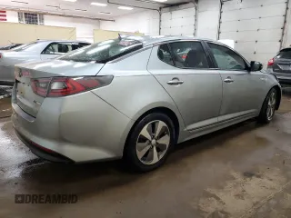 2014 Kia Optima Hybrid EX with VIN KNAGN4AD3E5073721, listed as a Copart auction lot 80131124 with 159,461 mi miles and Salvage Title. Bid and sale history available at carsss.com. Image 3.
