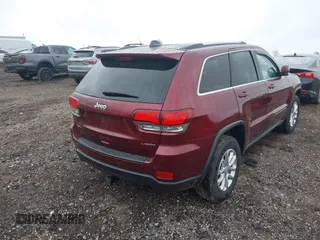 2021 Jeep Grand Cherokee Laredo X with VIN 1C4RJFAG2MC600025, listed as a IAAI auction lot 42255195 with 44,254 mi miles and . Bid and sale history available at DreamBid. Image 4.