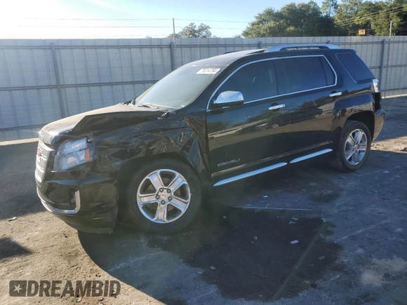 2016 GMC Terrain Denali with VIN 2GKALREKXG6282633, listed as a Copart auction lot 76314784 with 157,250 mi miles and Salvage title. Bid and sale history available at DreamBid. Image 1.