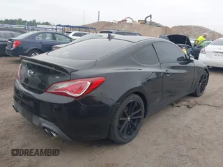 2013 Hyundai Genesis Coupe R-Spec with VIN KMHHU6KJ0DU105695, listed as a IAAI auction lot 42605527 with 115,875 mi miles and . Bid and sale history available at DreamBid. Image 4.