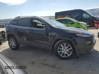 2014 Jeep Cherokee Limited with VIN 1C4PJMDB6EW159298, listed as a Copart auction lot 46536955 with Not Provided miles and Salvage Title. Bid and sale history available at DreamBid. Image 4.