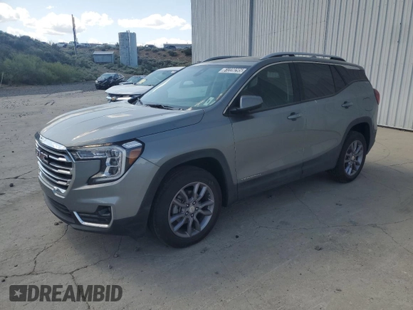 2023 GMC Terrain SLT with VIN 3GKALVEG9PL104826, listed as a Copart auction lot 61228295 with 26,444 mi miles and Clean title. Bid and sale history available at DreamBid. Image 1.