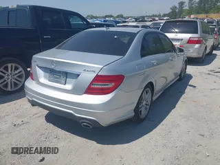 2012 Mercedes-Benz C-Class C 300 Sport with VIN WDDGF8BB2CR205819, listed as a IAAI auction lot 42074242 with 195,359 mi miles. Bid and sale history available at carsss.com. Image 4.
