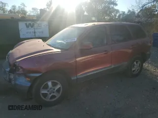 2003 Hyundai Santa Fe LX with VIN KM8SC73E63U489772, listed as a Copart auction lot 77115994 with 137,579 mi miles and Salvage Title. Bid and sale history available at carsss.com. Image 1.