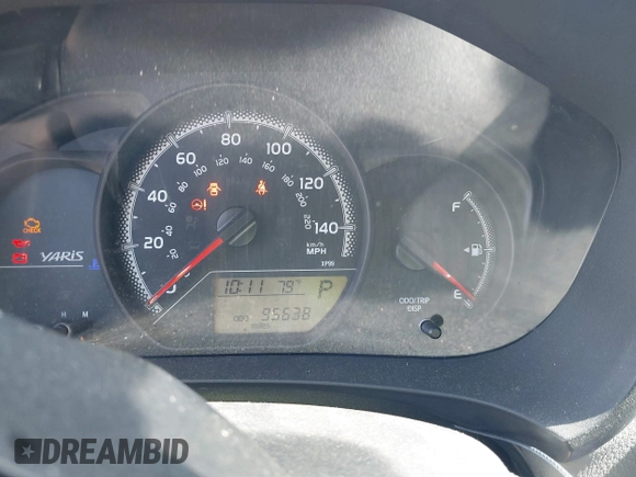 2015 Toyota Yaris L with VIN VNKJTUD33FA054166, listed as a IAAI auction lot 41993354 with 98,657 mi miles and . Bid and sale history available at DreamBid. Image 7.