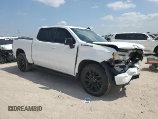 2023 Chevrolet Silverado 1500 RST with VIN 2GCUDEEDXP1145916, listed as a Copart auction lot 53631725 with Not Provided miles and Salvage Title. Bid and sale history available at carsss.com. Image 4.