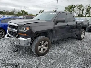 2016 Chevrolet Silverado 1500 LT with VIN 1GCVKREH8GZ266343, listed as a Copart auction lot 52105715 with 64,153 mi miles and Salvage Title. Bid and sale history available at carsss.com. Image 1.