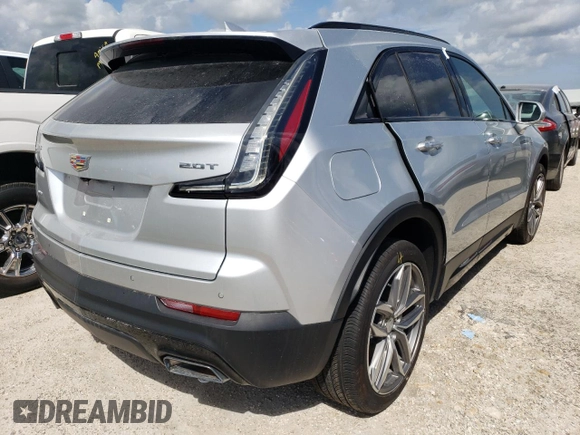2019 Cadillac XT4 AWD Sport with VIN 1GYFZFR41KF138536, listed as a Copart auction lot 62471712 with 0 mi miles. Bid and sale history available at carsss.com. Image 4.