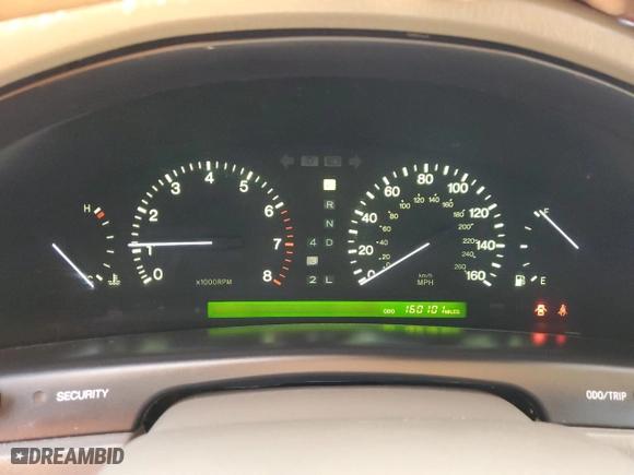 2000 Lexus LS 400 with VIN JT8BH28F2Y0179237, listed as a Copart auction lot 77576874 with 160,101 mi miles and Salvage Title. Bid and sale history available at carsss.com. Image 9.