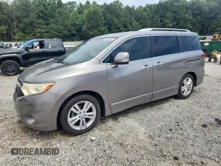 2013 Nissan Quest SV with VIN JN8AE2KP4D9064043, listed as a Copart auction lot 62363785 with 157,381 mi miles and Clean title. Bid and sale history available at DreamBid. Image 1.