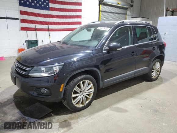 2012 Volkswagen Tiguan SE with VIN WVGBV7AX2CW525234, listed as a Copart auction lot 61307915 with 123,938 mi miles and Clean title. Bid and sale history available at DreamBid. Image 1.