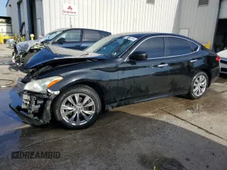 2013 Infiniti M37 with VIN JN1BY1AR3DM601389, listed as a Copart auction lot 79294144 with 127,969 mi miles and Salvage Title. Bid and sale history available at carsss.com. Image 1.