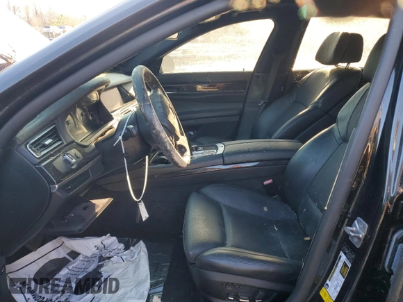2012 BMW 7 Series 750Li with VIN WBAKB8C57CC964250, listed as a Copart auction lot 41450935 with 56,429 mi miles and Non repairable. Bid and sale history available at DreamBid. Image 7.