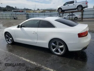 2011 Audi A5 Premium Plus with VIN WAULFAFR1BA037172, listed as a Copart auction lot 46600295 with 89,302 mi miles and Clean title. Bid and sale history available at DreamBid. Image 2.