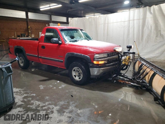 2000 Chevrolet Silverado 2500 z VIN 1GCGK24UXYE270241, wystawiony jako Copart lot #44511845 z przebiegiem 120 905 mil mil oraz Czysty tytuł • Clean title. Historia ofert i sprzedaży dostępna na DreamBid. Obrazek 4.