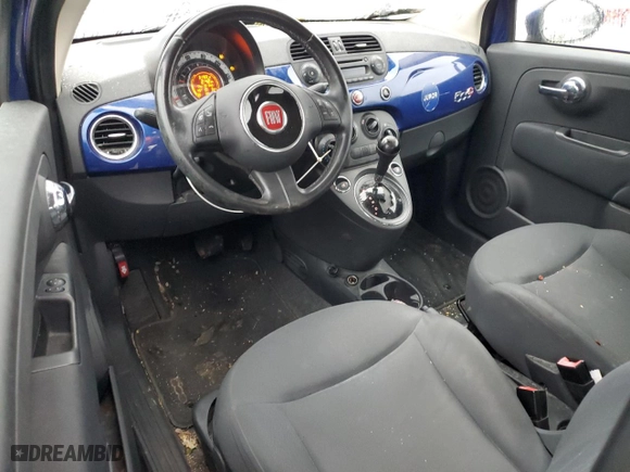 2013 FIAT 500 Pop with VIN 3C3CFFDR3DT647609, listed as a Copart auction lot 85893994 with 31703 miles and Salvage Title. Bid and sale history available at carsss.com. Image 8.