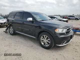 2015 Dodge Durango Limited with VIN 1C4RDHDG9FC809716, listed as a Copart auction lot 51848115 with 135,282 mi miles and Salvage Title. Bid and sale history available at carsss.com. Image 4.