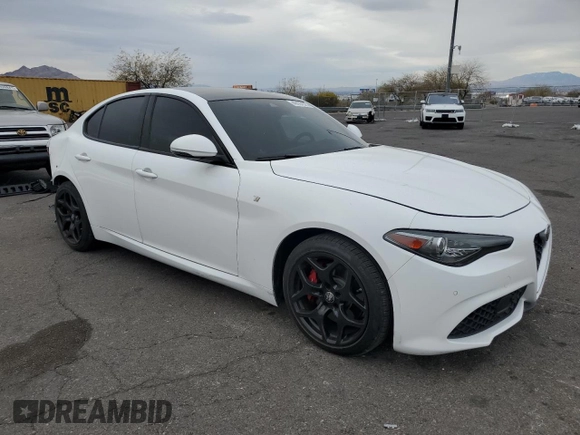 2022 Alfa Romeo Giulia Veloce z VIN ZARFAMBN1N7663010, wystawiony jako Copart lot #49127975 z przebiegiem 13 822 mil mil oraz Szkoda całkowita • Salvage title. Historia ofert i sprzedaży dostępna na DreamBid. Obrazek 4.