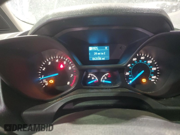 2014 Ford Transit Connect XL with VIN NM0GE9E76E1147691, listed as a Copart auction lot 42031075 with 43,106 mi miles and Clean title. Bid and sale history available at DreamBid. Image 9.