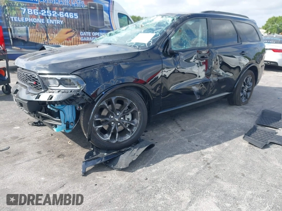 2024 Dodge Durango GT Plus with VIN 1C4RDHDG6RC248475, listed as a IAAI auction lot 41607524 with 5,245 mi miles and . Bid and sale history available at DreamBid. Image 6.