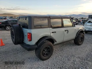 2022 Ford Bronco with VIN 1FMEE5DH4NLB18042, listed as a Copart auction lot 78505564 with Not provided miles and Salvage title. Bid and sale history available at DreamBid. Image 3.