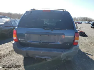 2001 Jeep Grand Cherokee Laredo with VIN 1J4GW48N81C618889, listed as a Copart auction lot 61626534 with 0 mi miles and Salvage Title. Bid and sale history available at carsss.com. Image 6.